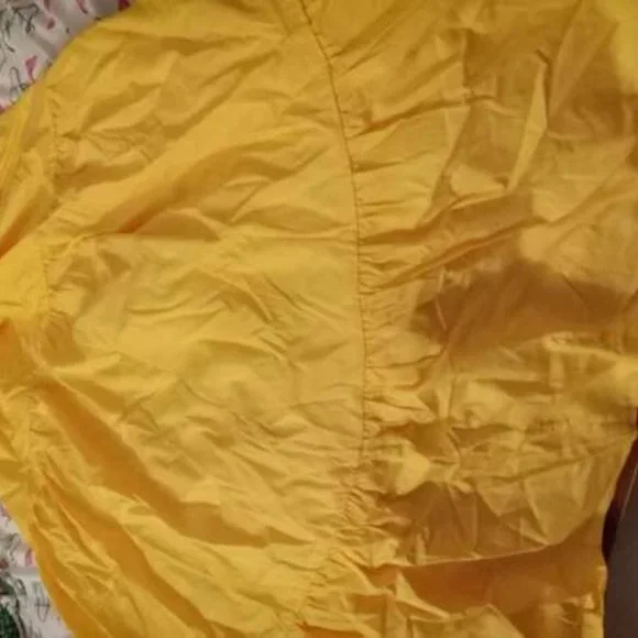 YELLOW PUFF SLEEVE ONE SHOULDER CUT OUT DETAIL MAXI DRESS SUMMER VACAY - Picture 8 of 8